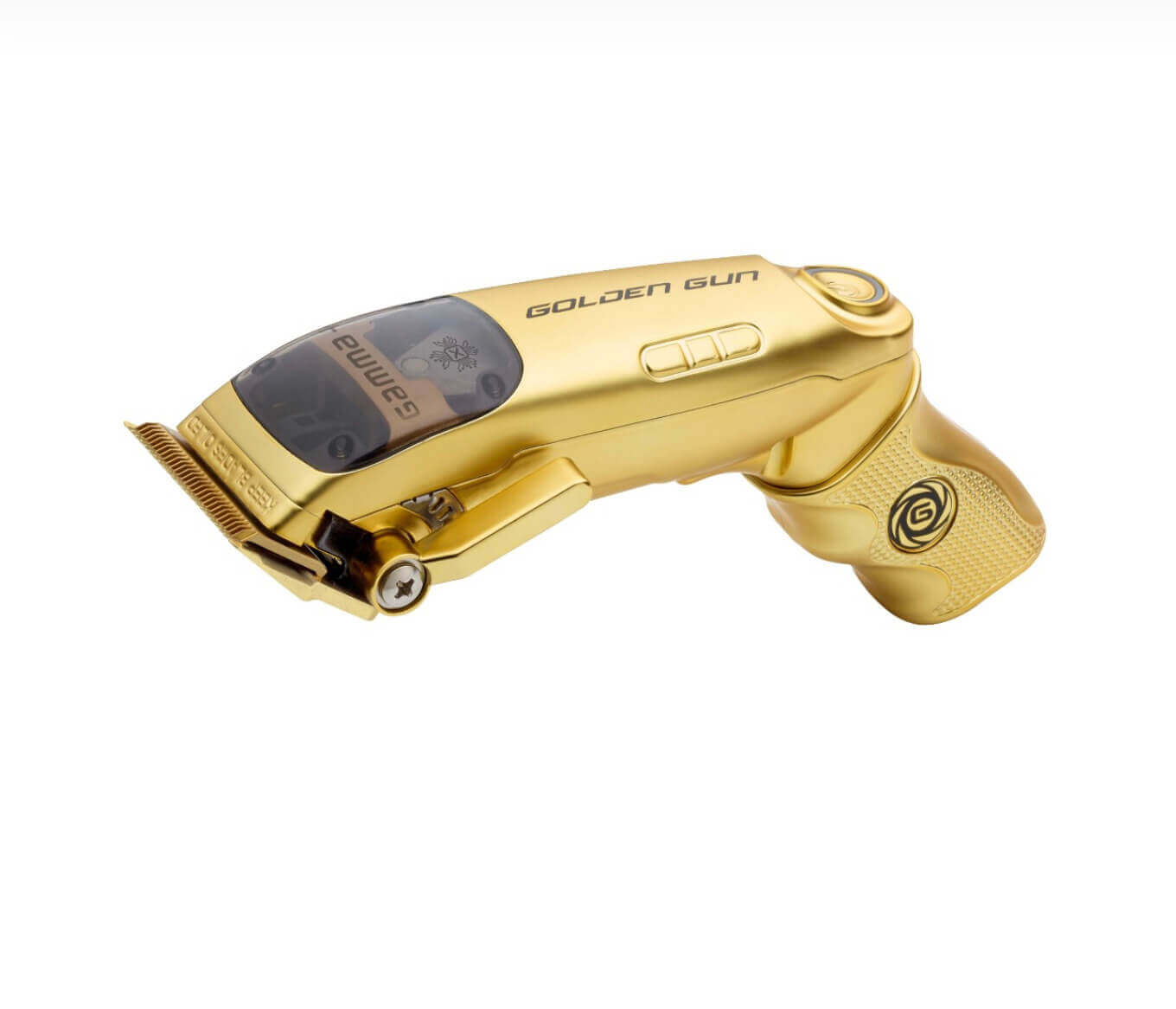 Gamma + Golden Gun Maquina de Cortar Cabelo Sem Fio_Prime Barber Supply