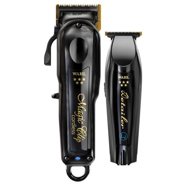 Wahl Black Magic Clip 5 Star Set Combo Cordless Clipper and Trimmer_Prime Barber Supply