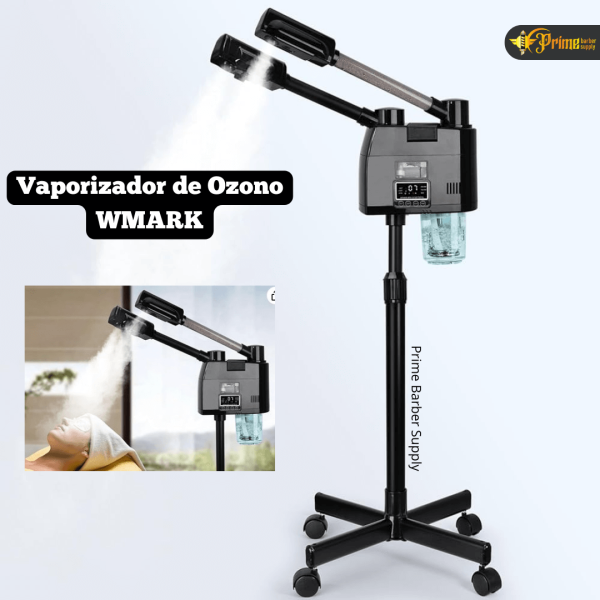 Vaporizador Facial de Ozono WMARK 110/220V Preto_Prime Barber Supply