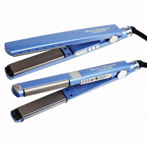 COMBO PRANCHA ALISADORA PROFESIONAL BABYLISS NANOTITANIUM_Prime Barber Supply